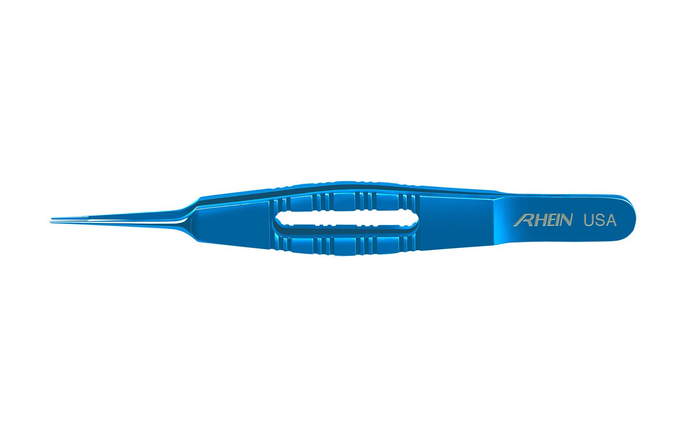 Rhein Corneal Forceps, Straight, 0.12mm, Titanium