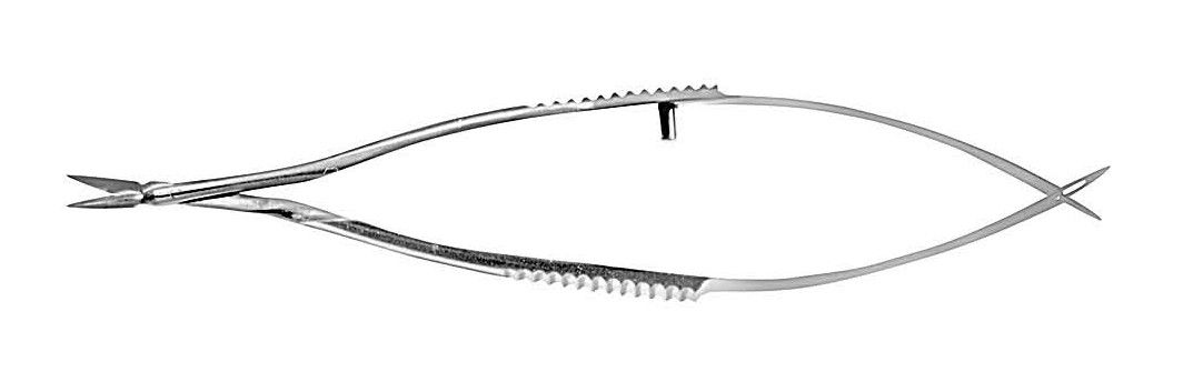 Vannas Capsulotomy Scissors, 8mm, Curved