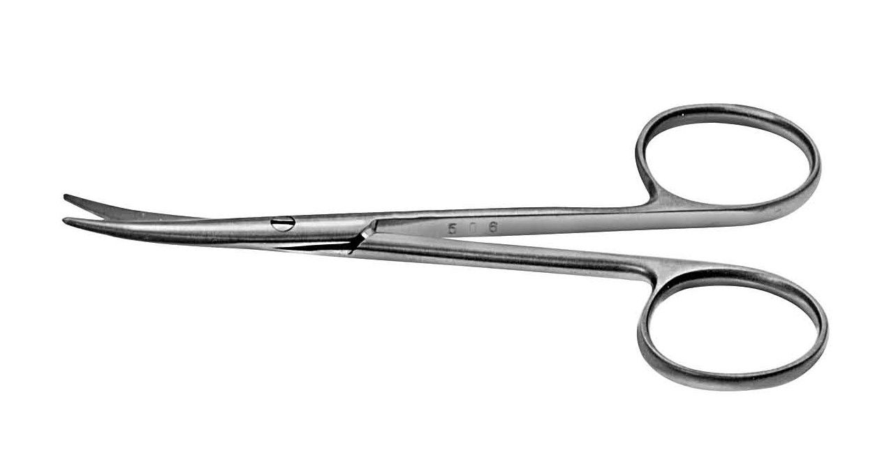 Strabismus Scissor, Curved