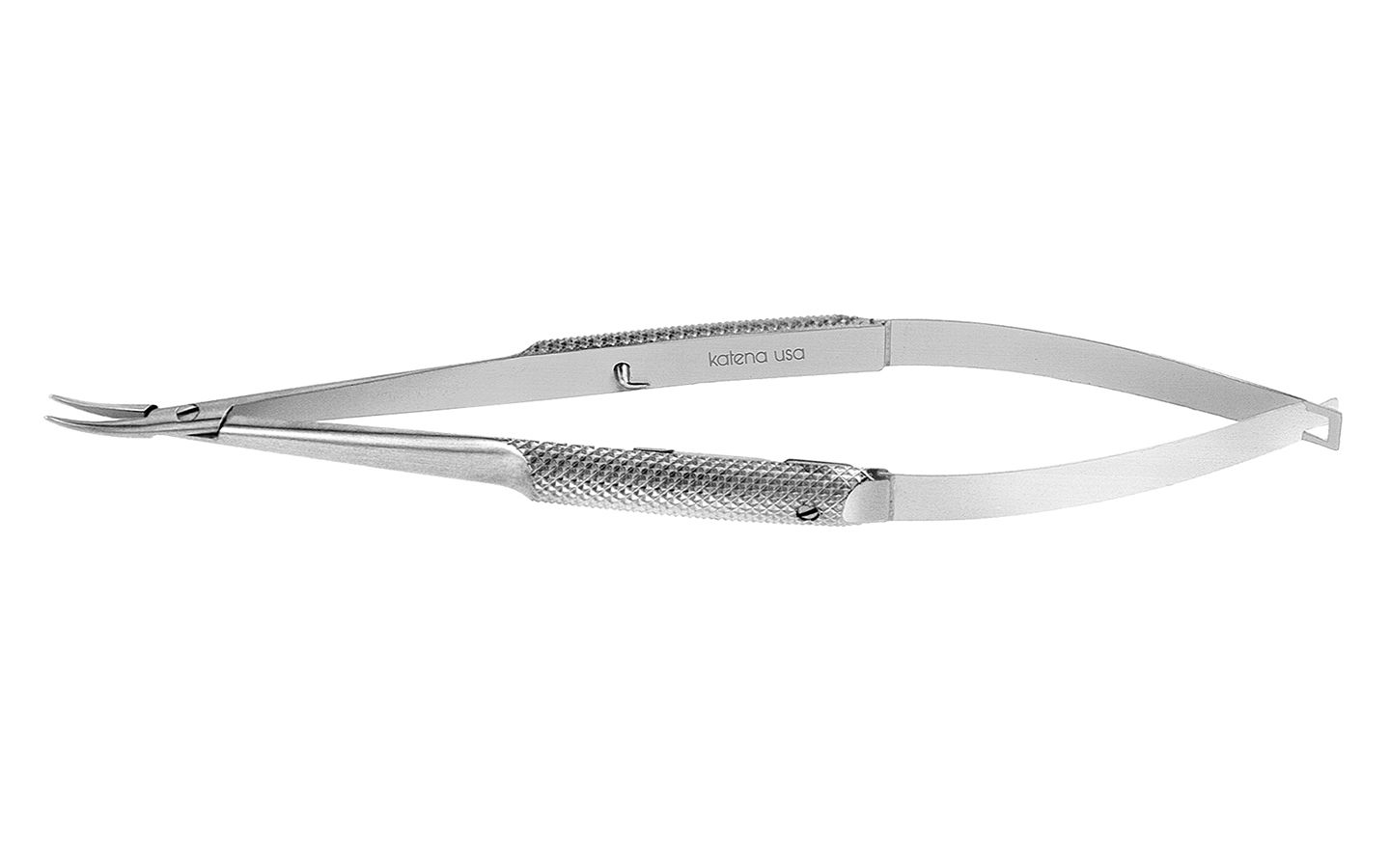 Barraquer Needle Holder Curved Short Model With Lock