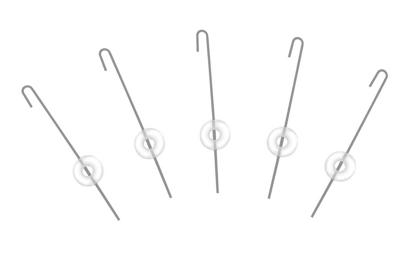 Flexible Iris Retractors (5 Complete sets of 5)