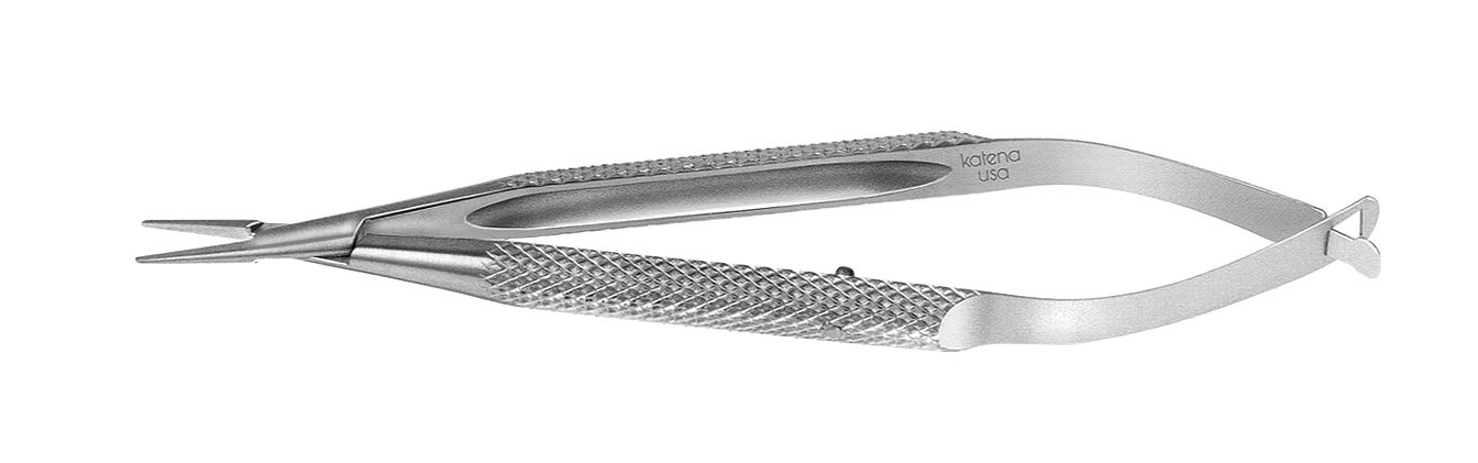 Barraquer Needle Holder Straight Short Model Without Lock