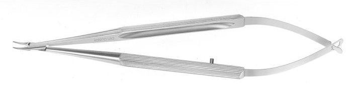 Micro Needle Holder Curved Titanium
