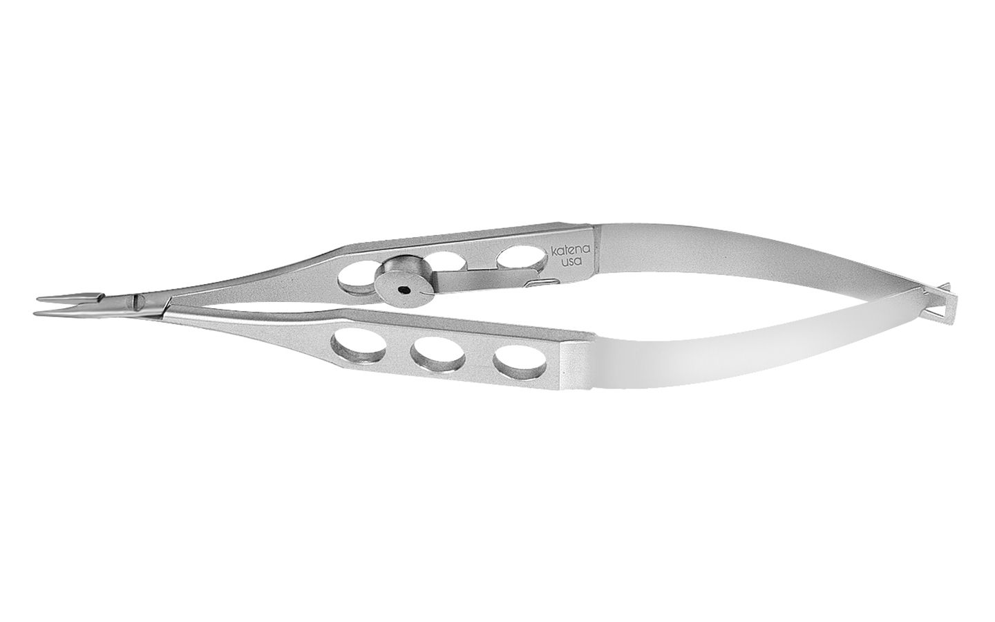 McPherson Needle Holder Curved With Lock