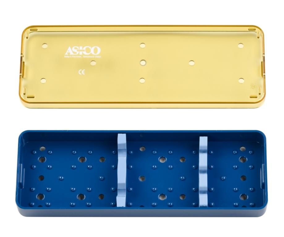 Micro Instrument Sterilization Tray, 2.5x7.5x0.75, 2 Instruments