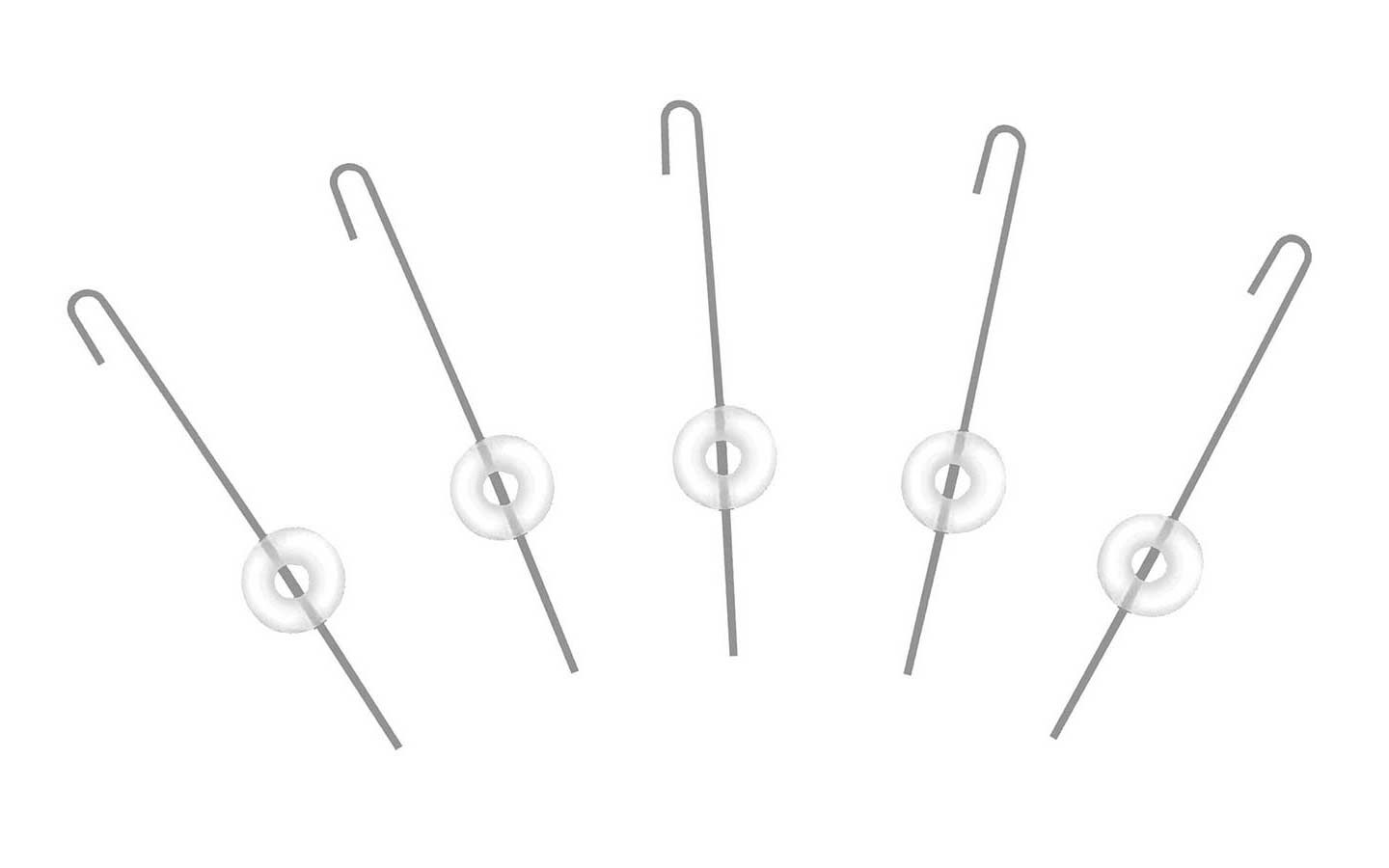 Flexible Iris Retractors (1 Complete set of 5)