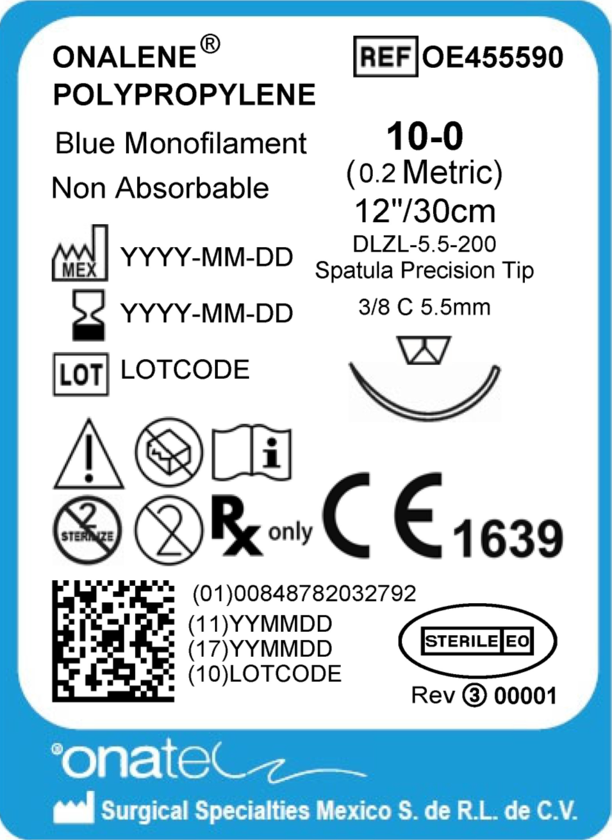 Onalene Polypropylene Suture