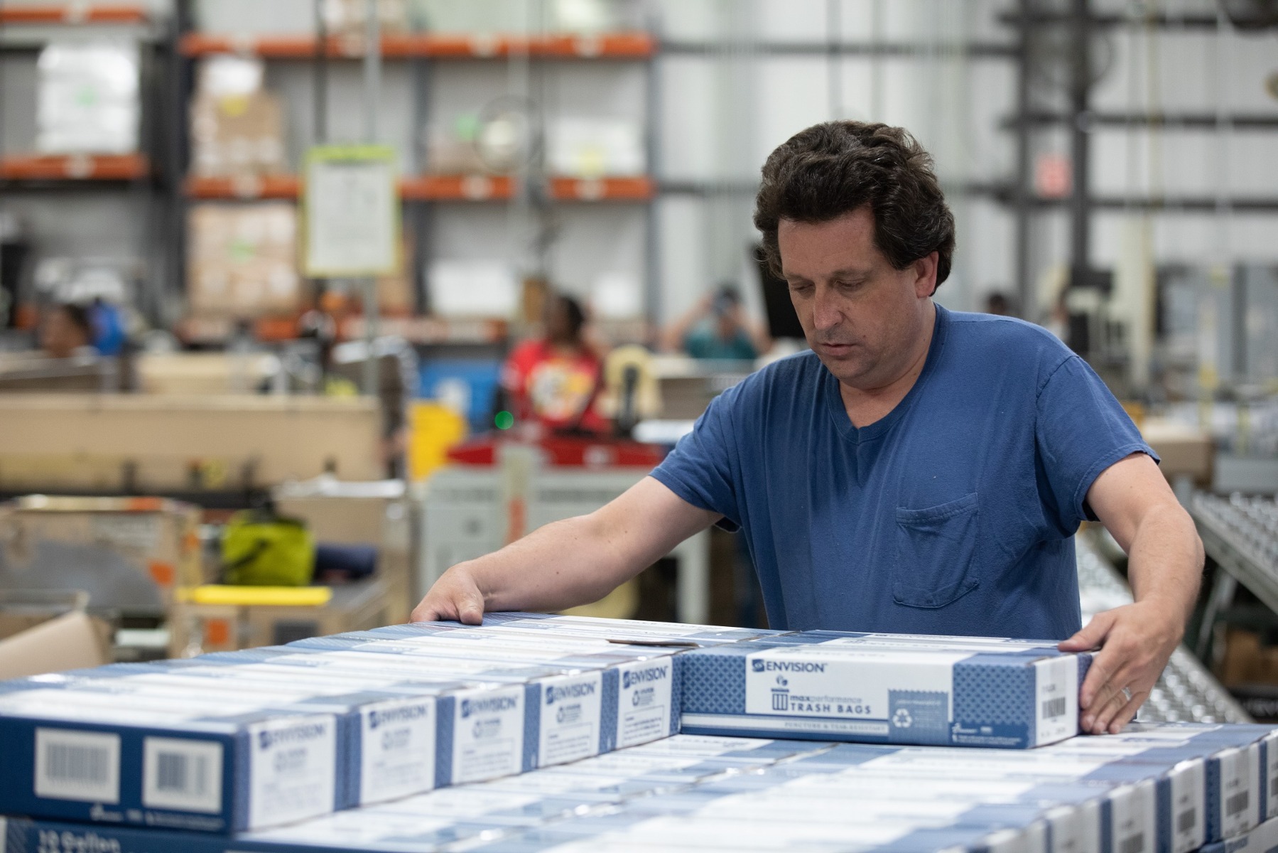 Employee in warehouse